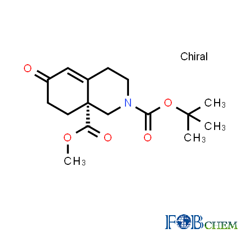 2-tert-butyl 8a-methyl (8aR)-6-oxo-1,2,3,4,6,7,8,8a-octahydroisoquinoline-2,8a-dicarboxylate - Buy at FOB CHEMICAL CO., LIMITED