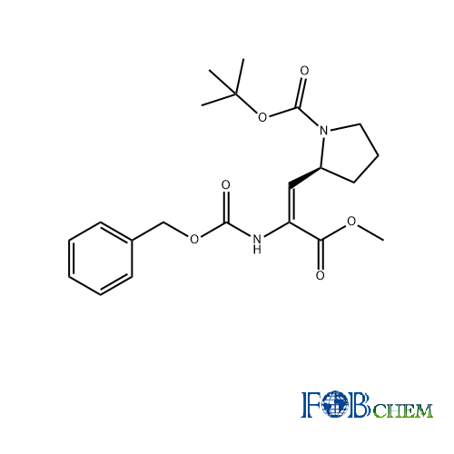 1-Pyrrolidinecarboxylic acid, 2-[(1E)-3-methoxy-3-oxo-2-[[(phenylmethoxy)carbonyl]amino]-1-propen-1-yl]-, 1,1-dimethylethyl ester, (2S)- - Buy at FOB CHEMICAL CO., LIMITED