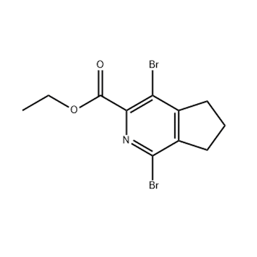 CAS NO.:1939156-24-7 - 5H-​Cyclopenta[c]​pyridine-​3-​carboxylic acid, 1,​4-​dibromo-​6,​7-​dihydro-​, ethyl ester FOB CHEMICAL CO., LIMITED