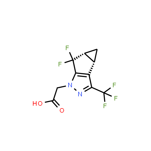 CAS NO.:1620056-83-8 - 2-((3bS,4aR)-5,5-difluoro-3-(trifluoromethyl)-3b,4,4a,5-tetrahydro-1H-cyclopropa[3,4] cyclopenta[1,2-c]pyrazol-1-yl)acetic acid FOB CHEMICAL CO., LIMITED